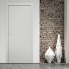 Двері Польща SUPER MAT Платина Супермат Глухе в інтерьєрі